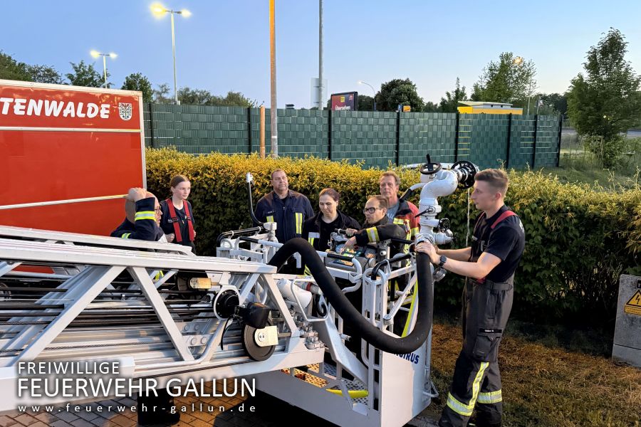 Ausbildung mit der Feuerwehr Mittenwalde